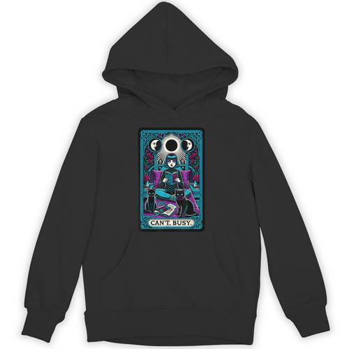 Gothic Girl Tarot Card Introverted Reader And Reading Unisex Hoodie - Raresse