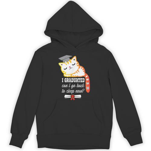 I Graduated Can I Go Back To Sleep Now Graduation Unisex Hoodie - Best Gift Smart