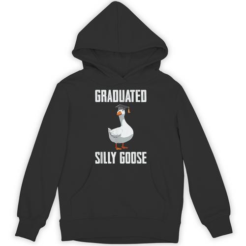 Graduated Silly Goose Student Graduation 2026 Grad Unisex Hoodie - Best Gift Smart