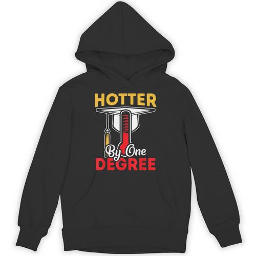 Graduation 2024 Hotter By One Degree Shirt Class Of 24 Unisex Hoodie - Best Gift Smart