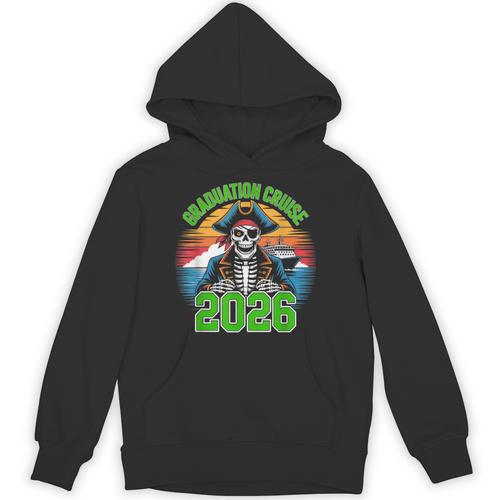 Graduation Cruise 2026 Group Pirate Matching Voyage Unisex Hoodie - Best Gift Smart