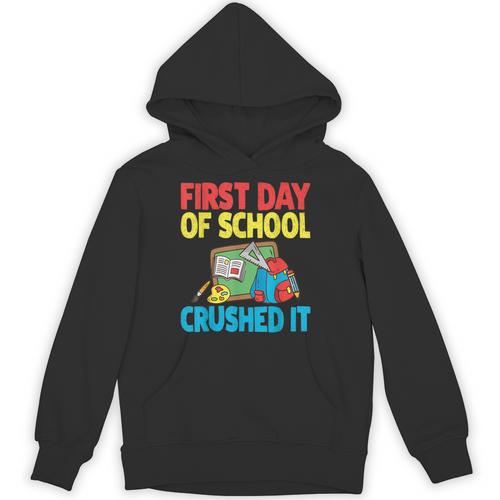 Graduation First Day Of School Crushed It Unisex Hoodie - Best Gift Smart