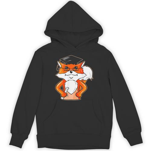 Graduation Fox School Bachelor Master Doctor Study Unisex Hoodie - Best Gift Smart
