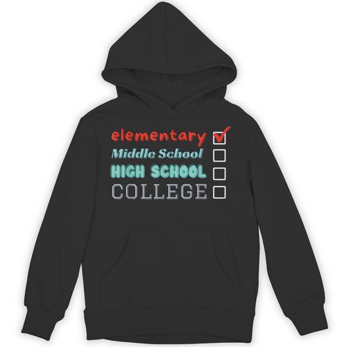 Graduation Promotion Elementary School To Junior High Unisex Hoodie - Best Gift Smart