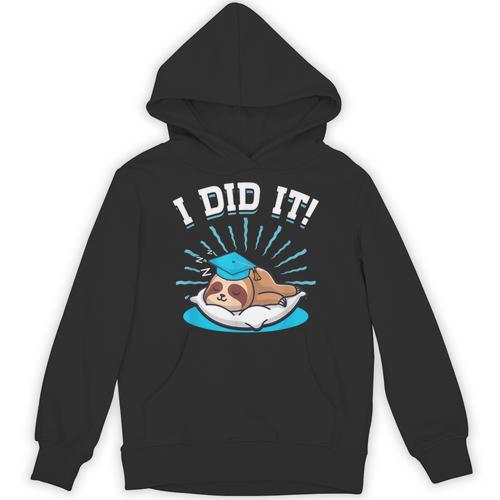 Graduation Did It Sloth Graduate Animal Sloths Sloth Unisex Hoodie - Best Gift Smart