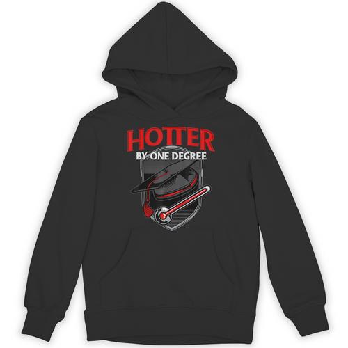 Graduation T Shirt Hotter By One Degree Unisex Hoodie - Best Gift Smart