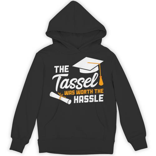 Graduation T Shirt Tassel Was Worth The Hassle Tee Unisex Hoodie - Best Gift Smart