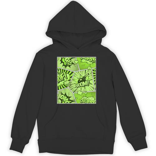 Green Comic Book Green Graphic Unisex Hoodie - Bookorys