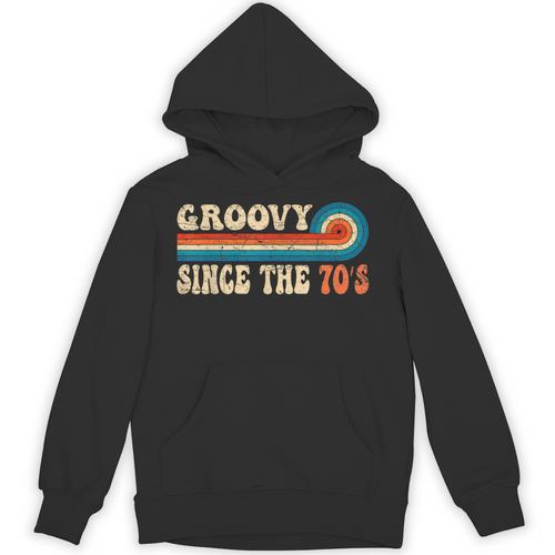 Groovy Since The 70s Aesthetic Nostalgia 1970's Retro Unisex Hoodie - Figerry