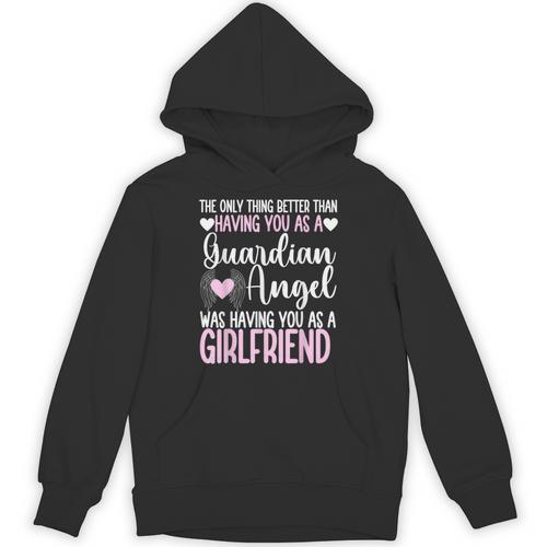 Guardian Angel Memorial In Memory Of Girlfriend Unisex Hoodie - Easessy