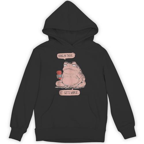 Hang In There It Gets Worse Introverts Anti Valentines Day Unisex Hoodie - Raresse