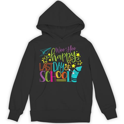 Happy Last Day Of School Student Teacher Graduation Unisex Hoodie - Best Gift Smart