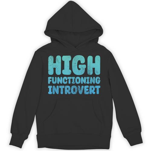 High Functioning Introvert Sarcasm Sarcastic Grunge Unisex Hoodie - Raresse