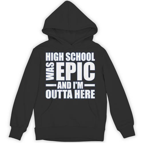 High School Graduate Graduation Party Meme Unisex Hoodie - Best Gift Smart
