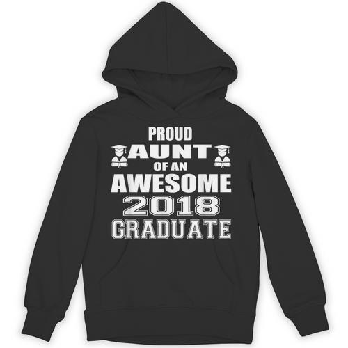 High School Graduation T Shirt College Graduation Aunt Unisex Hoodie - Best Gift Smart