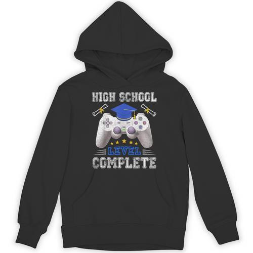 High School Level Complete Class Of 2025 Graduation Unisex Hoodie - Best Gift Smart