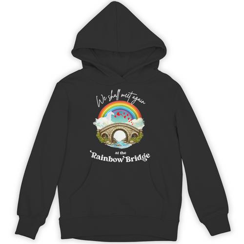 Horse Memorial In Loving Memory Of Horse Rainbow Bridge Unisex Hoodie - Easessy