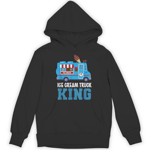 Ice Cream Truck King Nostalgia Summer Ice Cream Truck Driver Unisex Hoodie - Figerry
