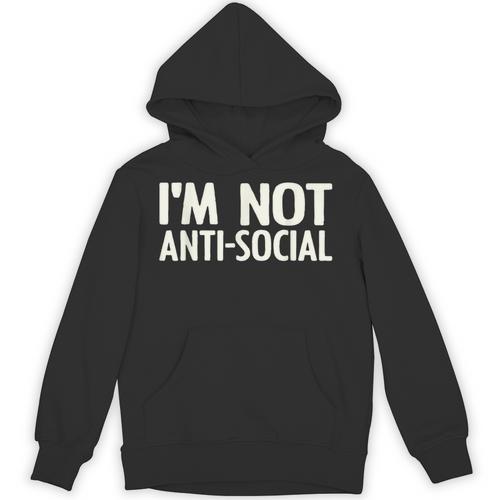 I'm Not Anti-Social I Introvert Unisex Hoodie - Raresse