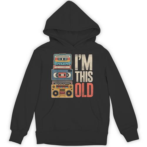 I'm This Old Vintage Cassette Tape Nostalgia Unisex Hoodie - Figerry
