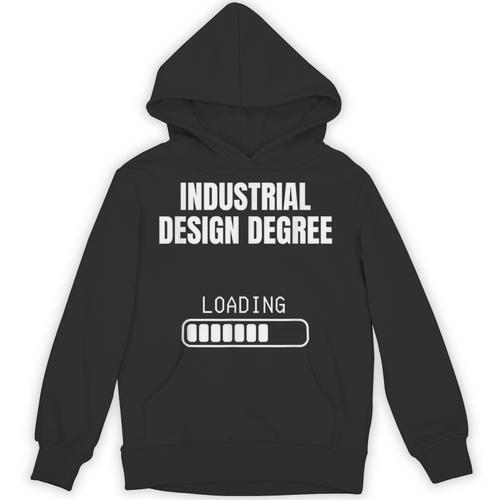 Industrial Degree Loading Student Graduation Unisex Hoodie - Best Gift Smart