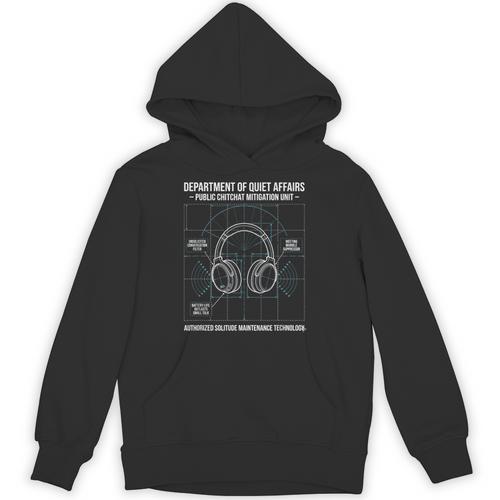 Introvert Anti Social Public Chitchat Mitigation Unisex Hoodie - Raresse