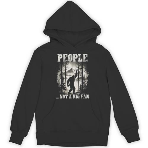 Introvert Bigfoot People Not A Big Fan Dad Joke Unisex Hoodie - Raresse