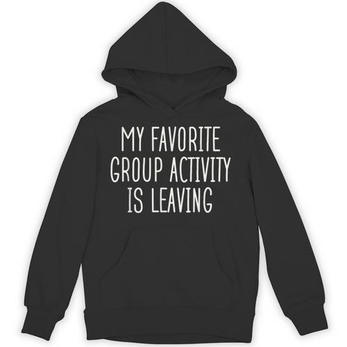 Introvert My Favorite Group Activity Is Leaving Unisex Hoodie - Raresse