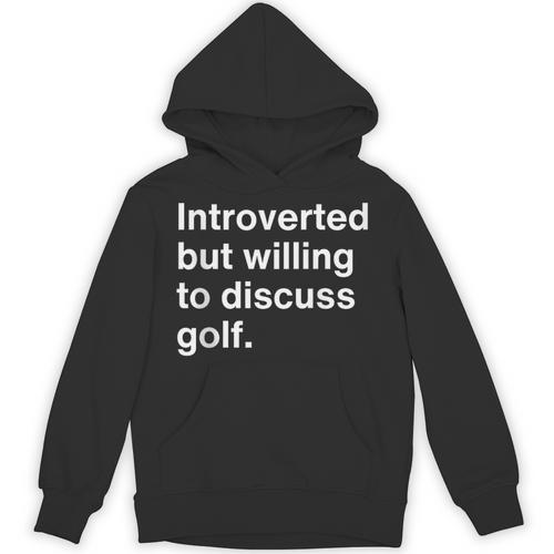 Introvert Golf Introverted Golfer Unisex Hoodie - Raresse