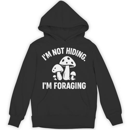 Introvert Mushroom Forager Humor Unisex Hoodie - Raresse