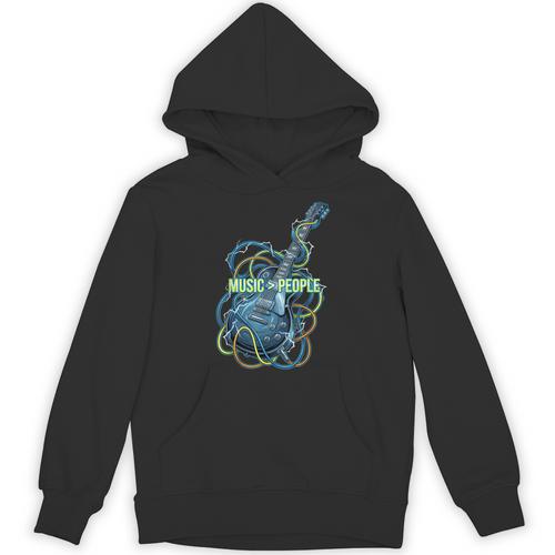 Introvert Music Lover Electric Guitar Rock Unisex Hoodie - Raresse