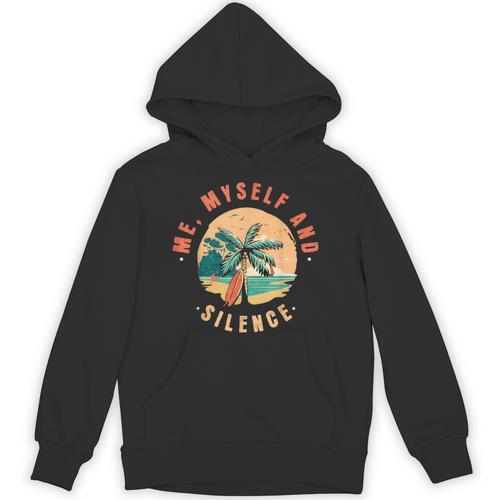 Introvert Relaxation Me Myself And Silence Summer Vacation Men Women Unisex Hoodie - Raresse