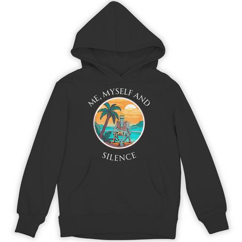 Introvert Relaxation Me Myself And Silence Summer Vacation Unisex Hoodie - Raresse