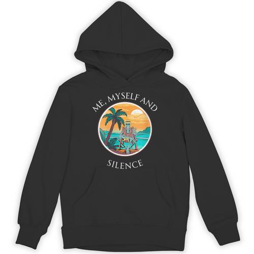 Introvert Relaxation Me Myself And Silence Summer Vacation Unisex Hoodie - Raresse