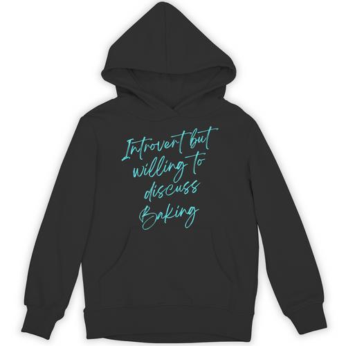 Introvert But Willing To Discuss Baking Unisex Hoodie - Raresse