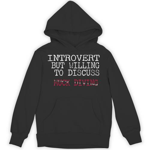 Introvert But Willing To Discuss Muck Scuba Diving Unisex Hoodie - Raresse