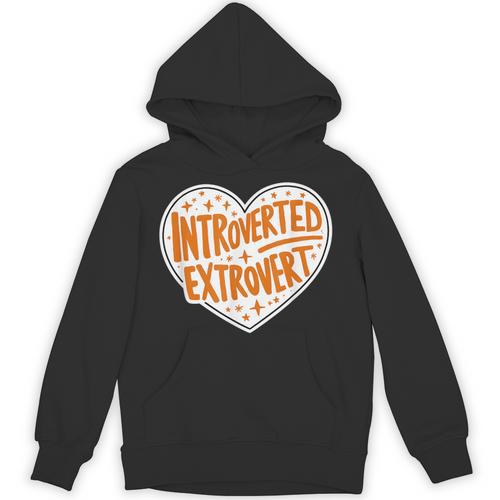 Introverted Extrovert People Hater Calm Peace Lover Unisex Hoodie - Raresse