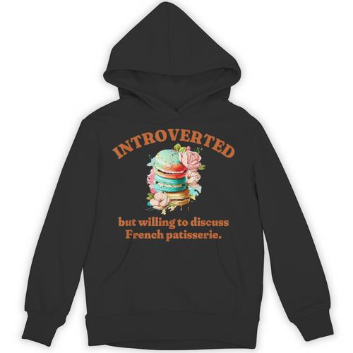 Introvert's Passion For French Patisserie Macarons Unisex Hoodie - Raresse