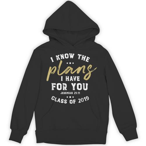 Jeremiah I Know Plans Graduation 2019 College Graduate Unisex Hoodie - Best Gift Smart