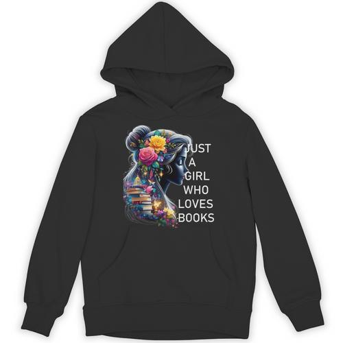 Just a Girl Who Loves Books Unisex Hoodie - Bookorys