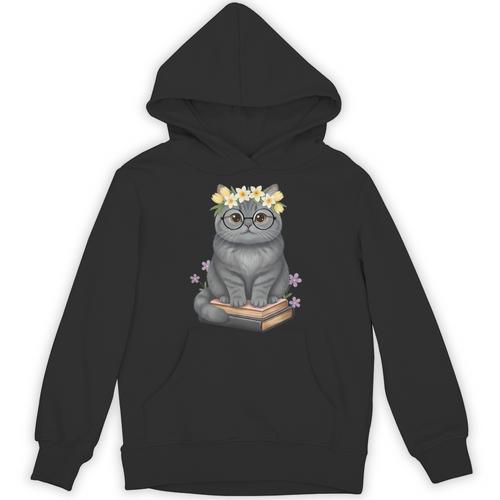 Just A Girl Who Loves Cats & Books Bookish Women Unisex Hoodie - Bookorys AU
