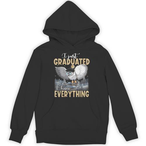 I Just Graduated I Know Everything Graduation Unisex Hoodie - Best Gift Smart