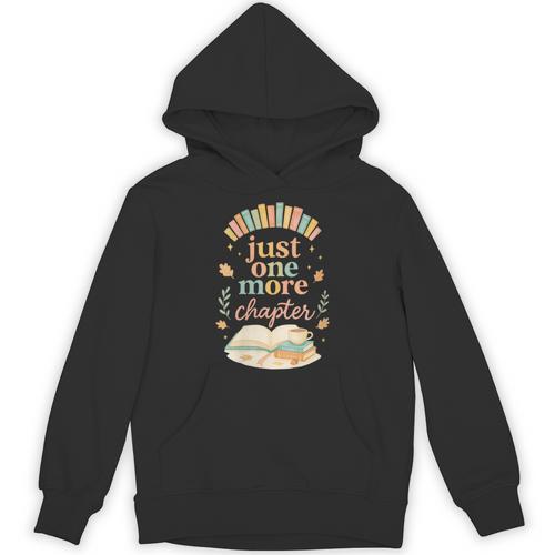 Just One More Chapter Cozy Book Lover Reading & Coffee Unisex Hoodie - Bookorys