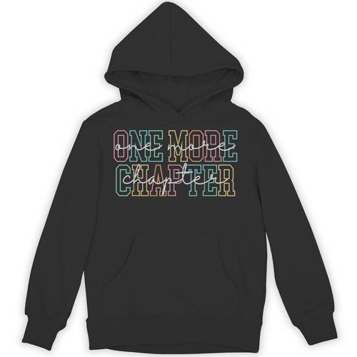Just One More Chapter Retro Bookworm Book Lover Unisex Hoodie - Bookorys