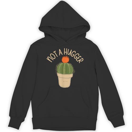 Kawaii Grumpy Cactus Not a Hugger Plant Introvert Unisex Hoodie - Raresse
