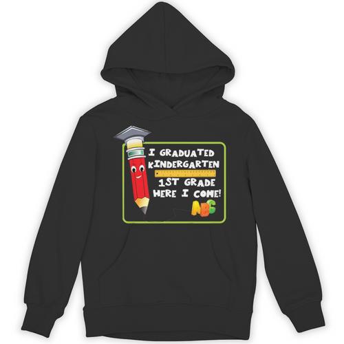 Kids Kindergarten Graduation Students Going To 1st Grade Unisex Hoodie - Best Gift Smart