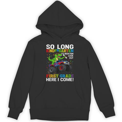 Kindergarten Graduate 2025 Kindergarten Graduation Dino Trex Unisex Hoodie - Best Gift Smart