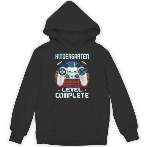 Kindergarten Graduation Level Complete Gamer 2024 Gaming Boy Unisex Hoodie - Best Gift Smart