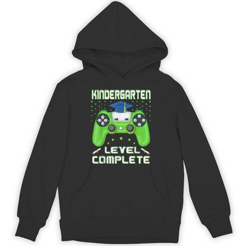 Kindergarten Graduation Level Complete Gamer Class 2024 Kids Unisex Hoodie - Best Gift Smart