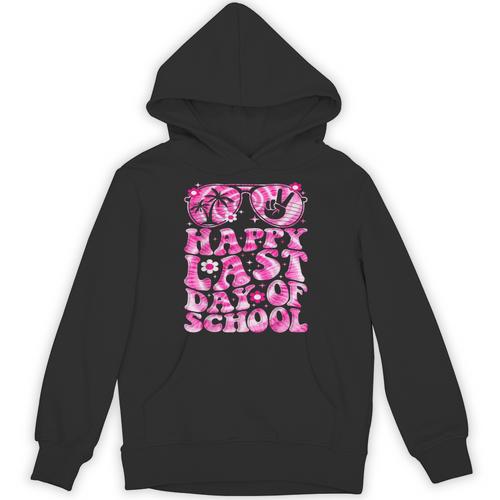 Last Day Of School Teacher Students School Graduation Groovy Unisex Hoodie - Best Gift Smart
